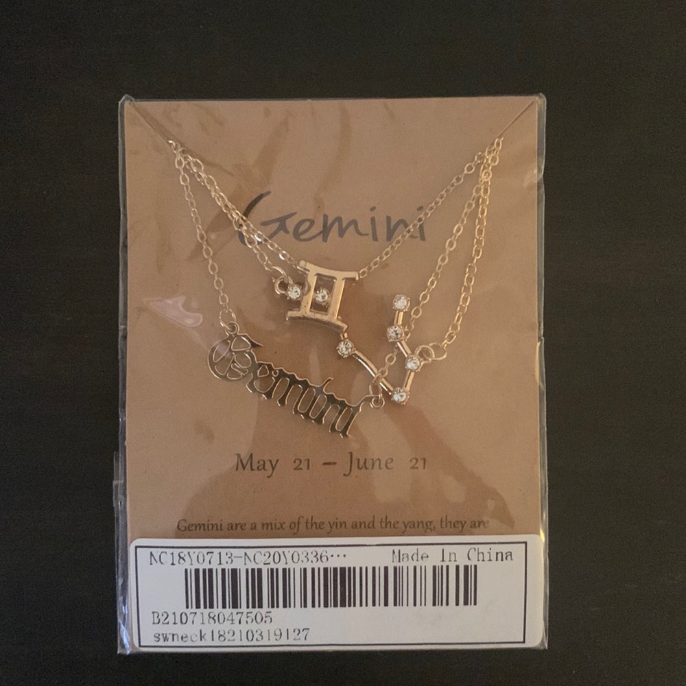 Gemini necklace